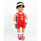 Red Basketball Outfit (7 Piece)