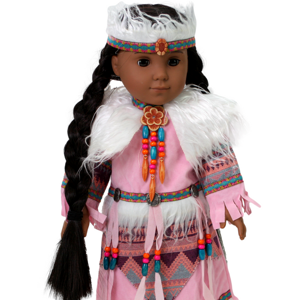 Pink Kaya Indian Outfit w/ Dream Catcher 18" Doll Clothes for