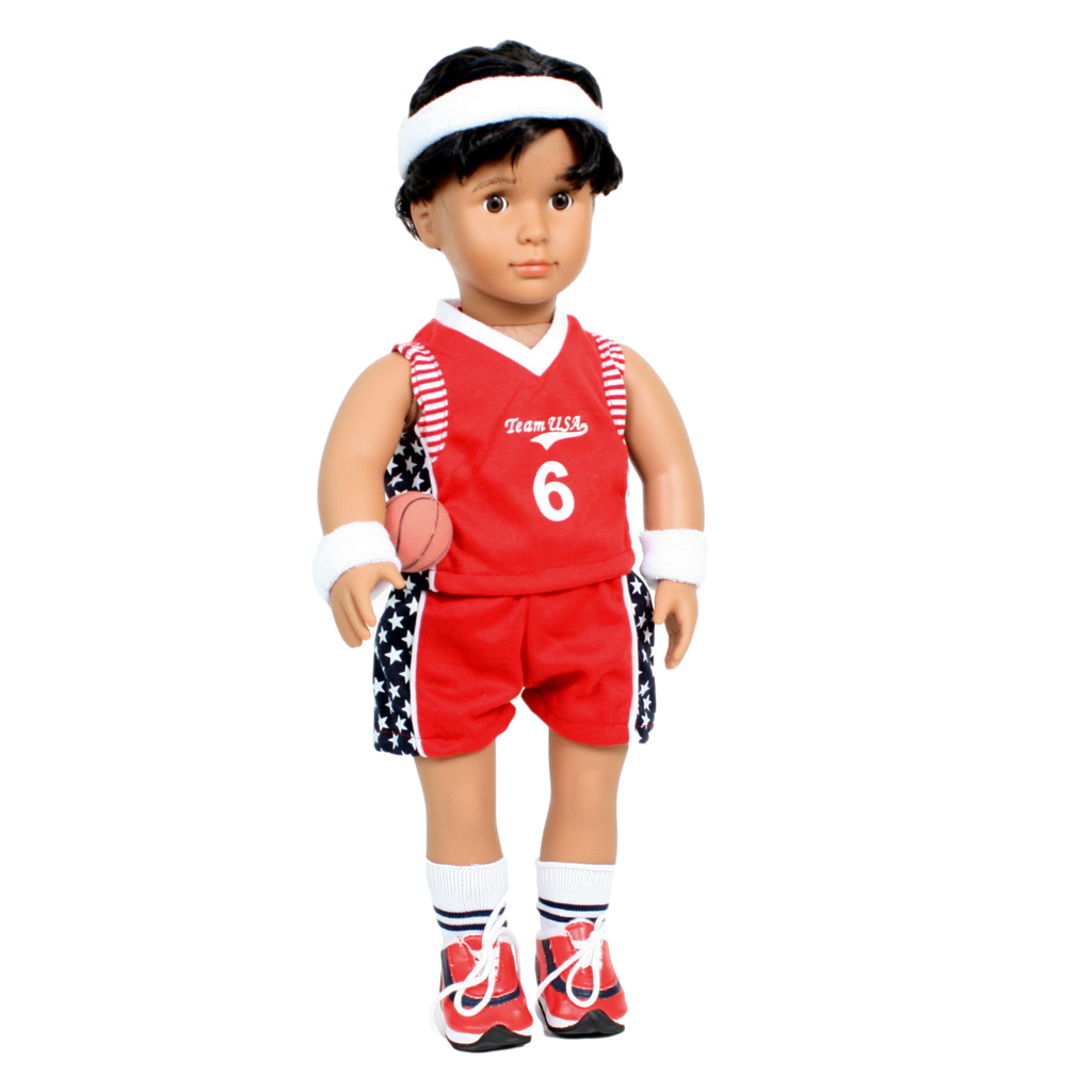 Red Basketball Outfit (7 Piece)