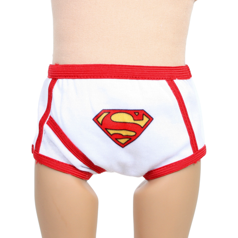 Boy Doll Underwear with an S