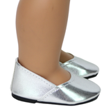 Silver Metallic Dress Shoes