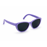 Purple sunglasses with a polka dot pattern for 18" dolls