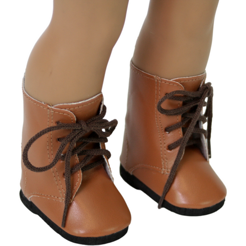 Brown Boots with Laces