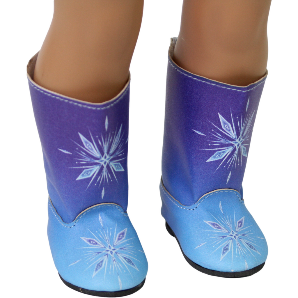 Elsa Frozen 2 Boots with Snowflake