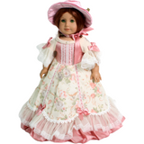 Colonial Southern Belle Dress with Bonnet