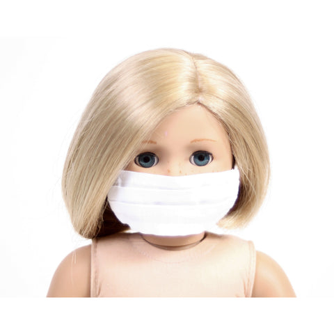 White Face Mask for Dolls