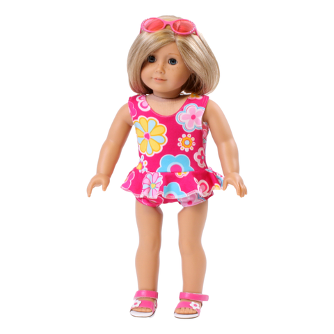 Floral Fun Swimming Suit