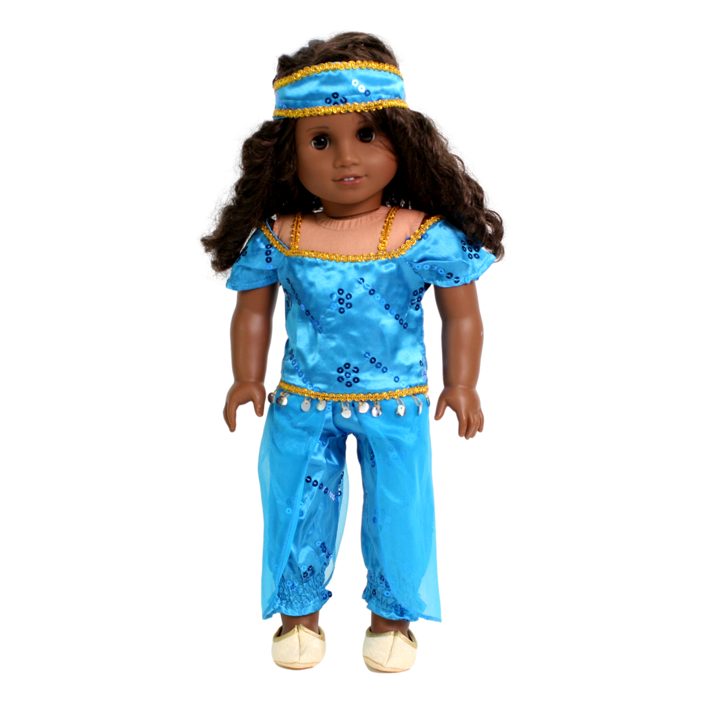 Blue Jasmine Genie Outfit 18" Doll Clothes for American Girl Dolls Blue Jasmine Genie Outfit 18" Doll Clothes for American Girl Dolls