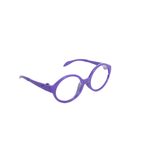Round Purple Plastic Glasses