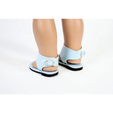 Greek Sandals Light Blue Shoes