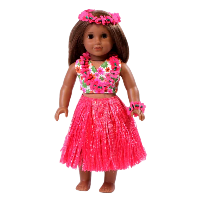 American girl shop hula outfit