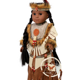 Brown Kaya Indian Outfit w/ Dream Catcher