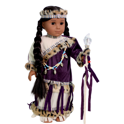 Kaya Inspired Purple Indian Dress