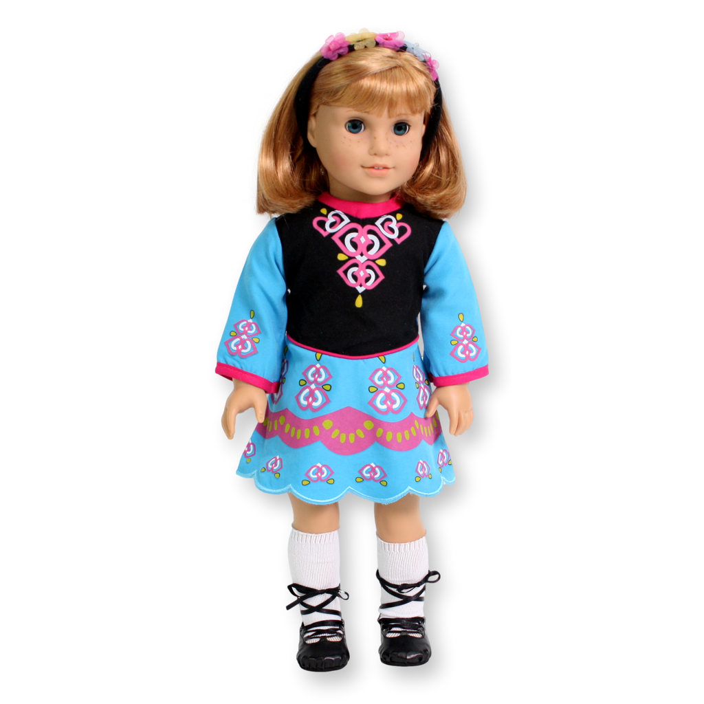 Irish Dance Dress 18" Doll Clothes for American Girl Dolls Irish Dance Dress 18" Doll Clothes for American Girl Dolls