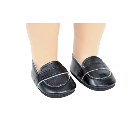 Black Slip-on Loafers Shoes