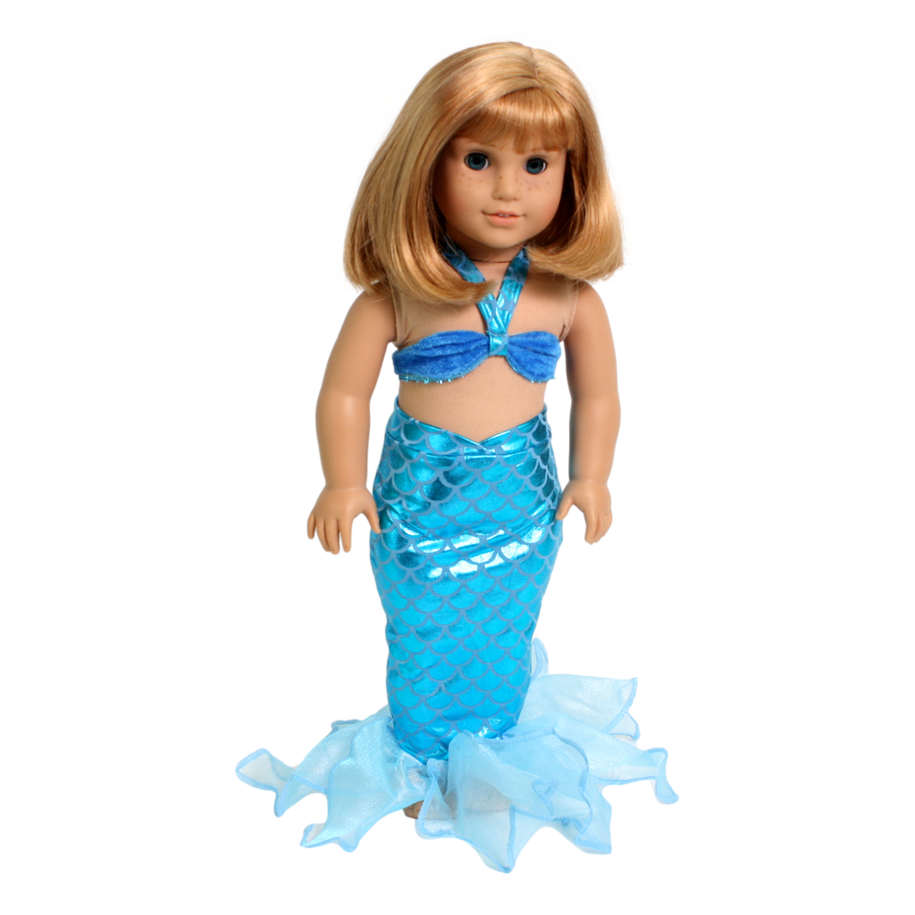 Aqua Blue Mermaid Outfit