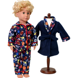 Sports Theme Pajamas w/ Robe