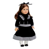 Rebecca Inspired Black Victorian Dress