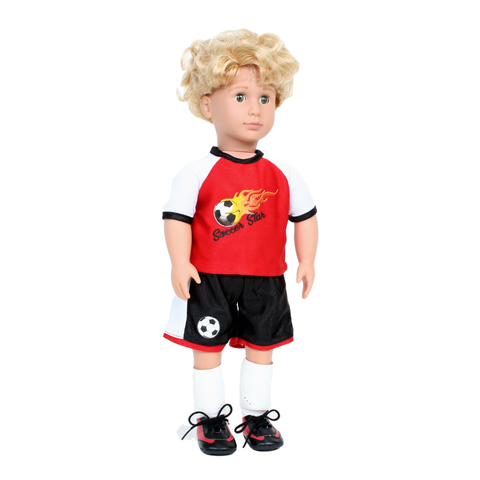 Red Soccer Star Outfit