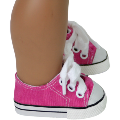 Baby pink 2025 tennis shoes