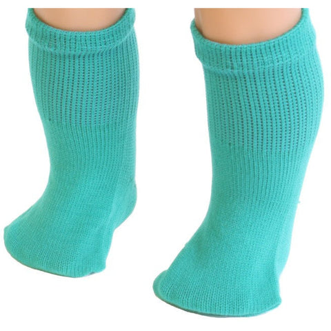 Teal Green color Socks
