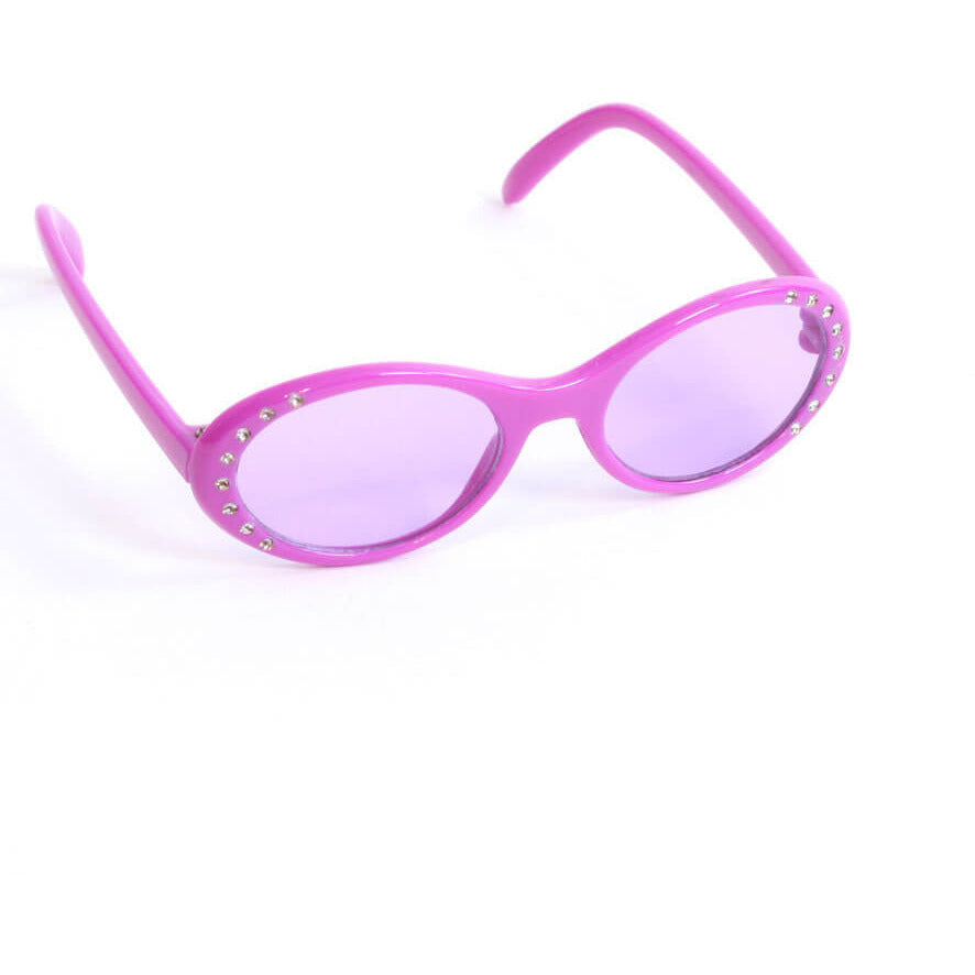 Purple Sunglasses w/ Rhinestones