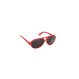 Red Plastic Aviator Style Sunglasses
