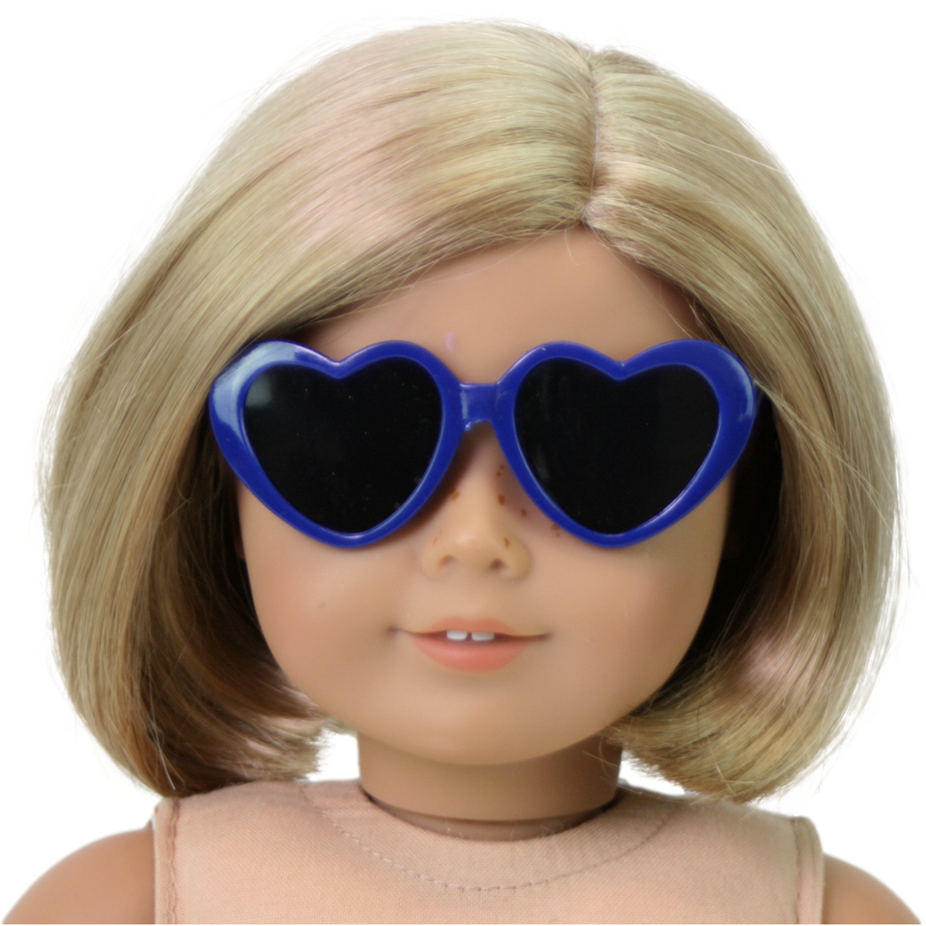 Anjetan 8 Pairs Doll Glasses Heart Shaped Doll Sunglasses Small Doll Glasses  for 18 Inch Dolls Doll Accessories Small Doll Glasses Dolls Glasses for :  Amazon.in: Toys & Games