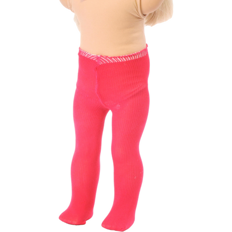 18" Doll Hot Pink color Tights